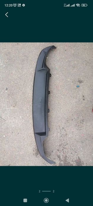 Накладка юбка бампер Skoda Octavia a7