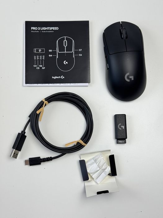 Bezprzewodowa mysz optyczna do gier Logitech G PRO 2 LIGHTSPEED Wireless Gaming Black