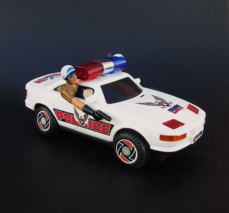 Antigo Brinquedo a Pilhas POLICE CAR BMW 850 by WEI MEI TOYS Taiwan