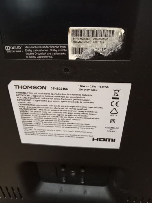 Телевізор Thompson