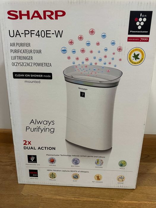 Oczyszczacz powietrza Sharp UA-PF40E-W