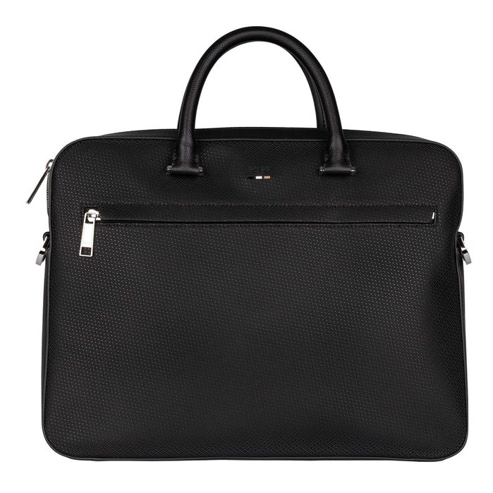 HUGO BOSS skórzana torba na laptop doc case