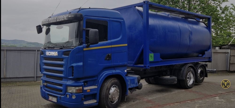 Scania r380 2007 rama bdf tank kontener cysterna