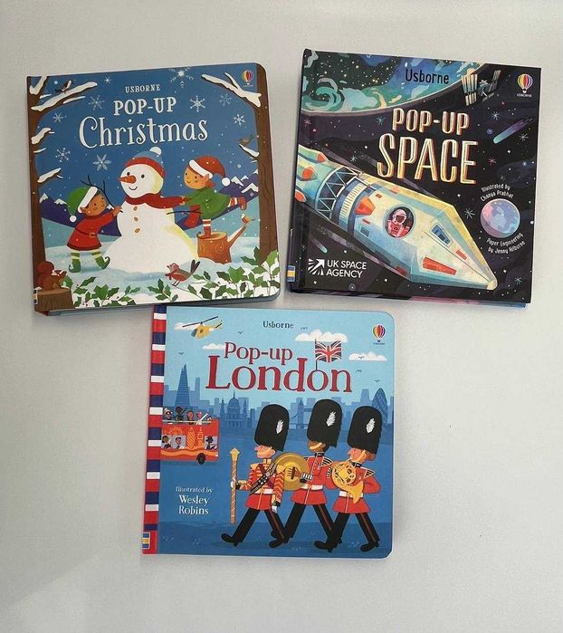 Інтерактивні 3D Pop-UP книги Usborne для дітей і не тільки