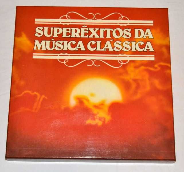Colectânea de 10 discos LP, vinil 33RPM, música clássica