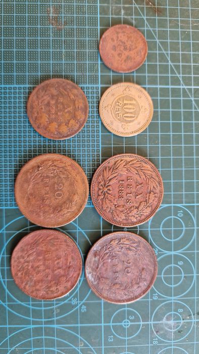 Moedas e notas para colecionador