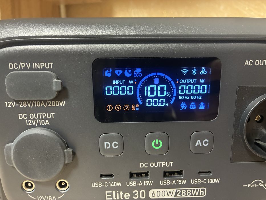 Зарядна станція  BLUETTI ELITE 30 V2 GRAY 288 в.ч(w.h) 600w  LifePo4