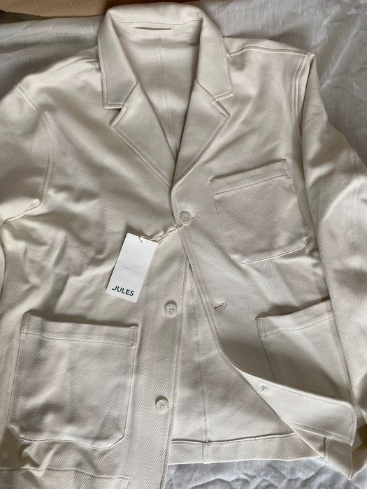 Blazer JULES XL, cor: bege ou azul (Novo c/etiqueta)