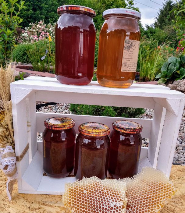 Miód, pyłek pszczeli, upominki