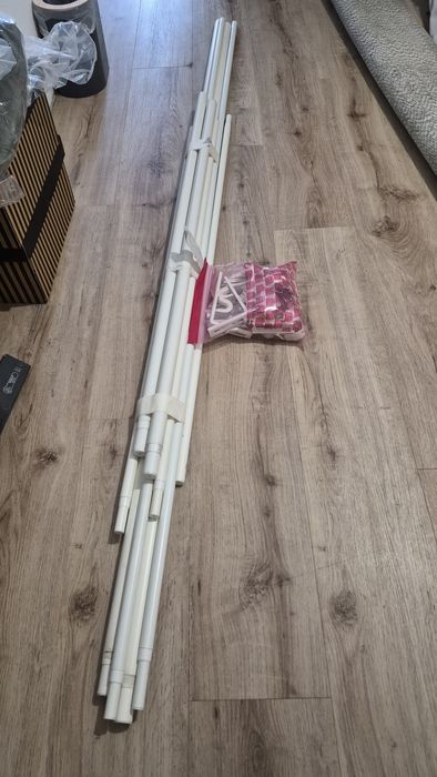 Karnisze + zasłony Ikea