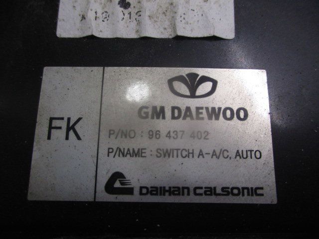 Comando chauffage / sofagem CHEVROLET Aveo / Kalos Sedan (T250, T255)