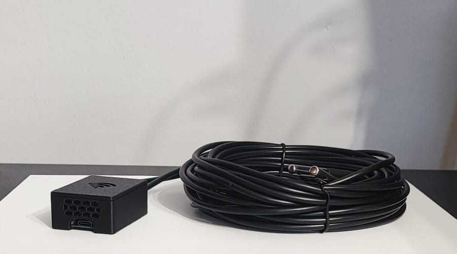 Termometr  WiFi z 2 czujnikami temperatury po 5m - Supla