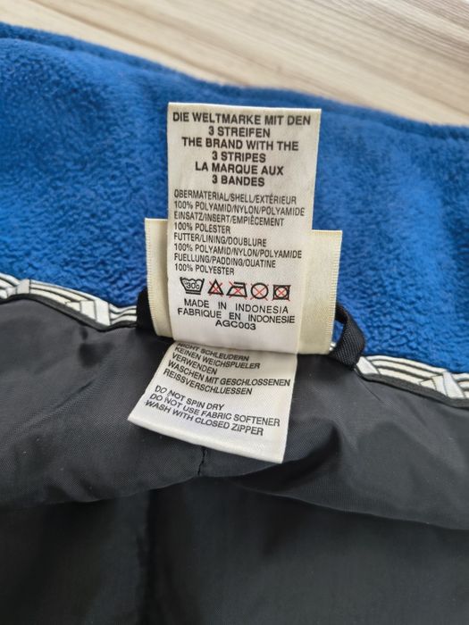 Kurtka męska Adidas,  czarno-niebieska, XL/XXL