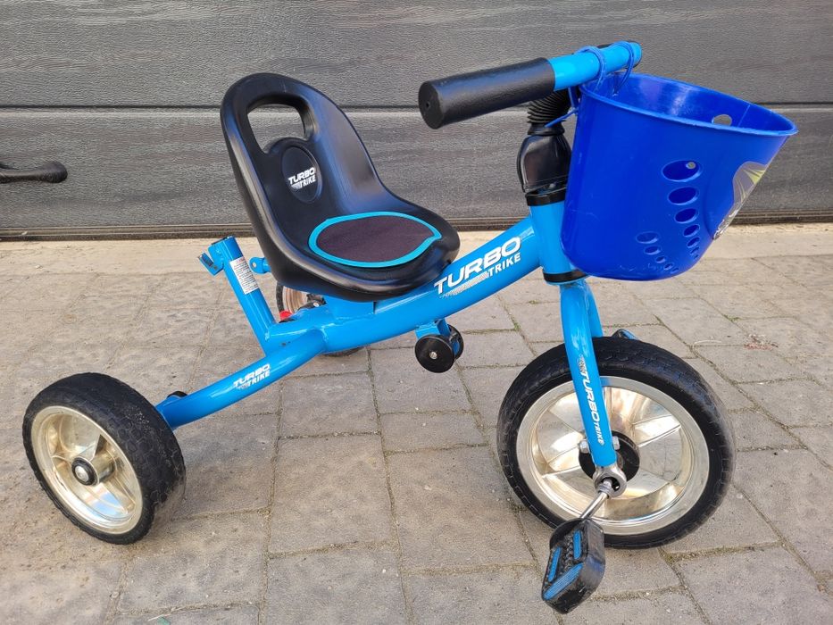 Дитячий триколісний велосипед Turbo Trike (Турбо Трайк) синій