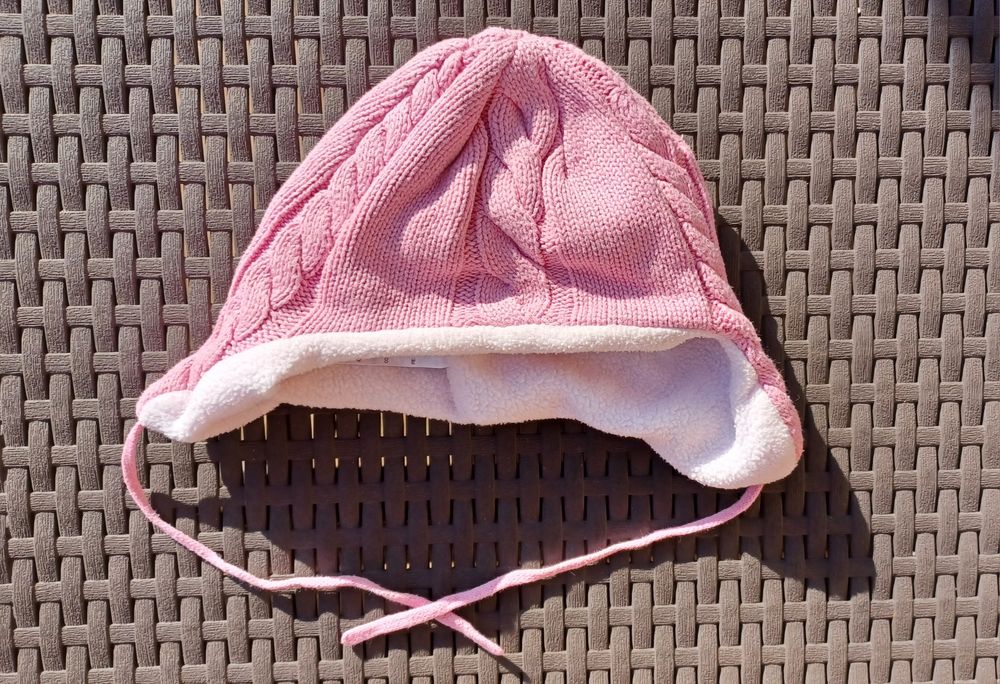 Czapka zimowa dziewczęca MotherCare 3-6 m