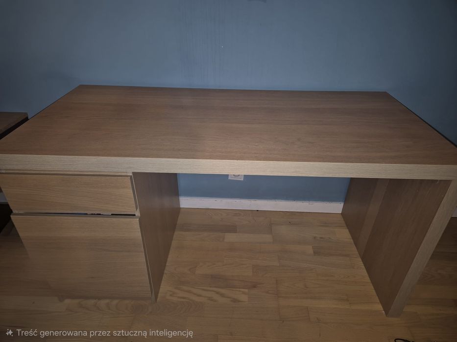 Biurko z szufladą 140x65x73 cm