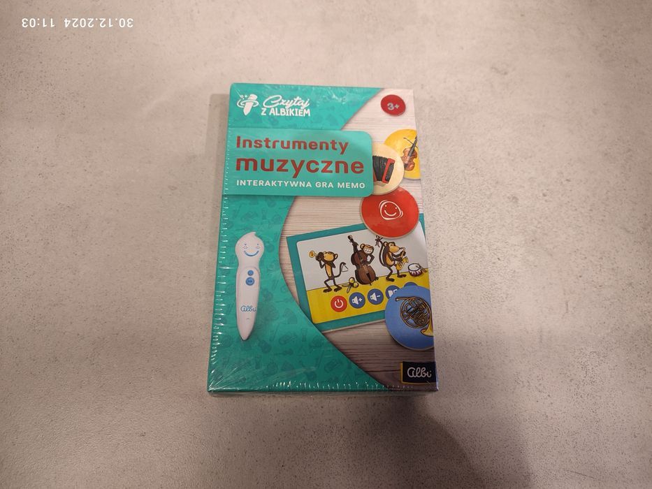 Nowa interaktywna Gra memo Albik Instrumenty muzyczne