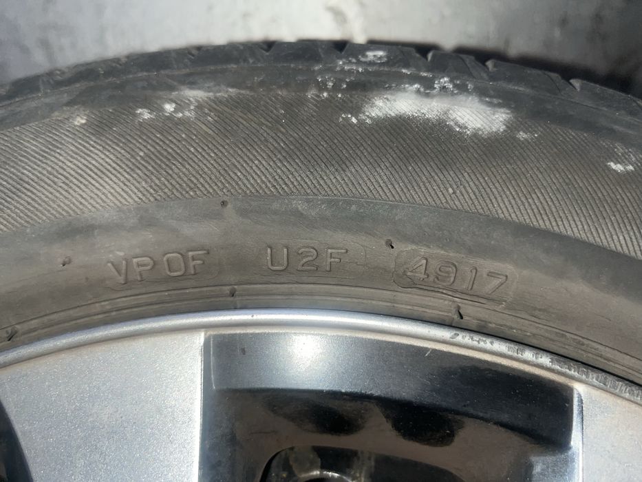 Felgi stalowe ford 5x108, opony letnie x4
