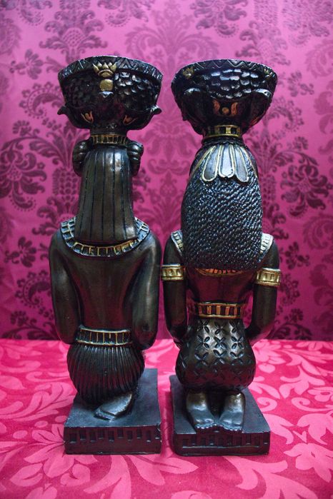 Figurki Khnum i Hathor