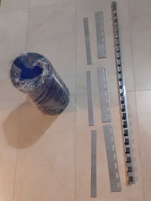 Kurtyna zamiast drzwi, pasy pcw, zasłona