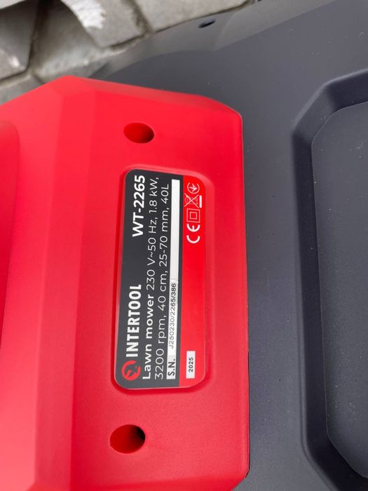 Газонокосарка елект шир захв400 мм,вис зрізу25-75 мм INTERTOOL WT-2265