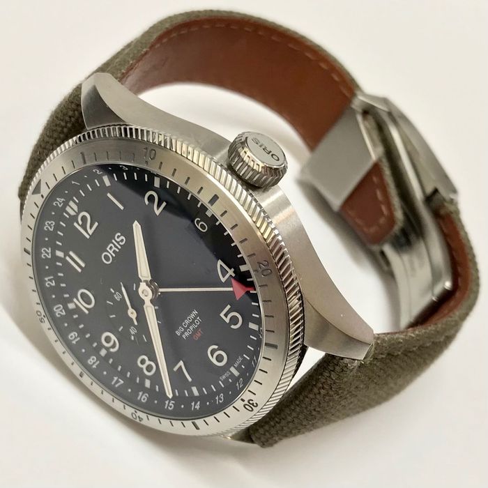 Oris Big Crown ProPilot Timer GMT box automat 44 mm WR100 zegarek lotniczy