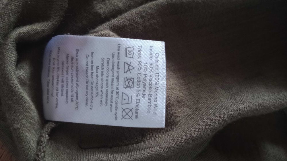Bluzka merino 146 152 Reflex khaki