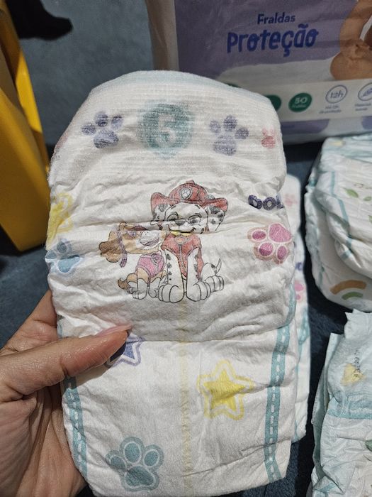 Fraldas bebé kit