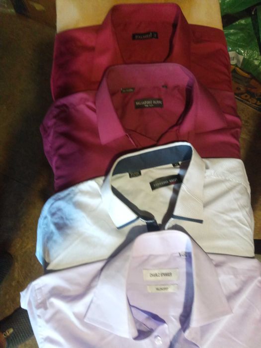 Два белоснежных комбинезона 5р/50размер Рубашки