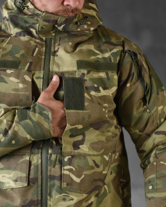 Куртка бушлат військовий мультикам зимовий утеплений тактичний зсу