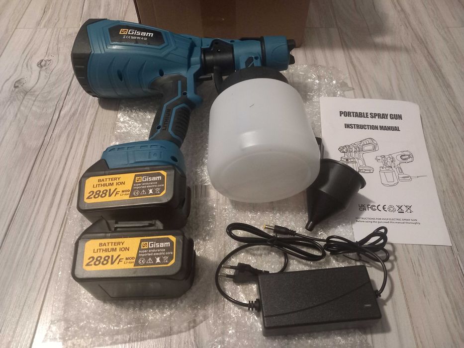 Akumulatorowy pistolet natryskowy 1000ML