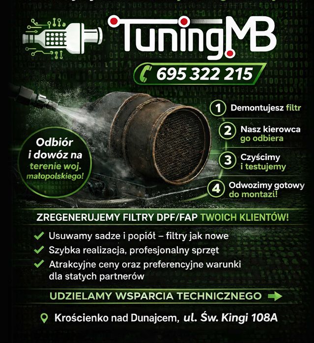 Czyszczenie  regeneracja  filtra dpf