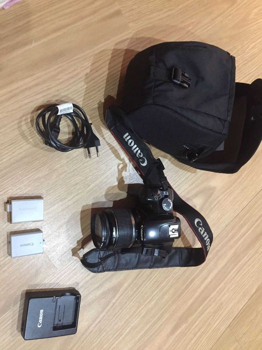 Canon EOS 450D + 18–55 mm Lens + 2 Batteries + Charger + UV Filter64740116898818120