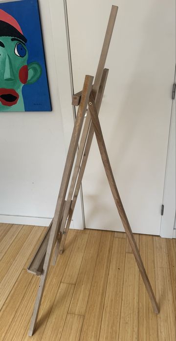 Cavalete de madeira para pintura/exposição – como novo – 3 disponíveis