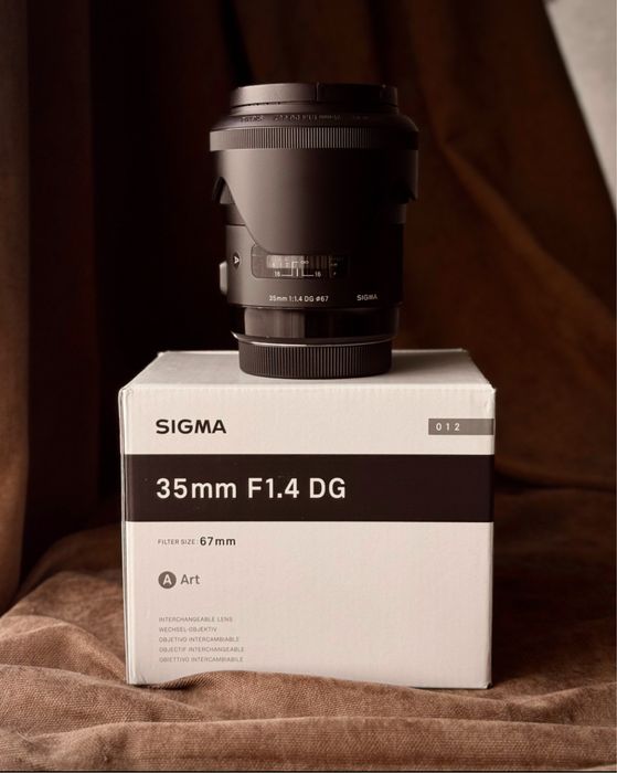Об'єктив Sigma 35mm f/1.4 DG HSM Art  (для Canon)