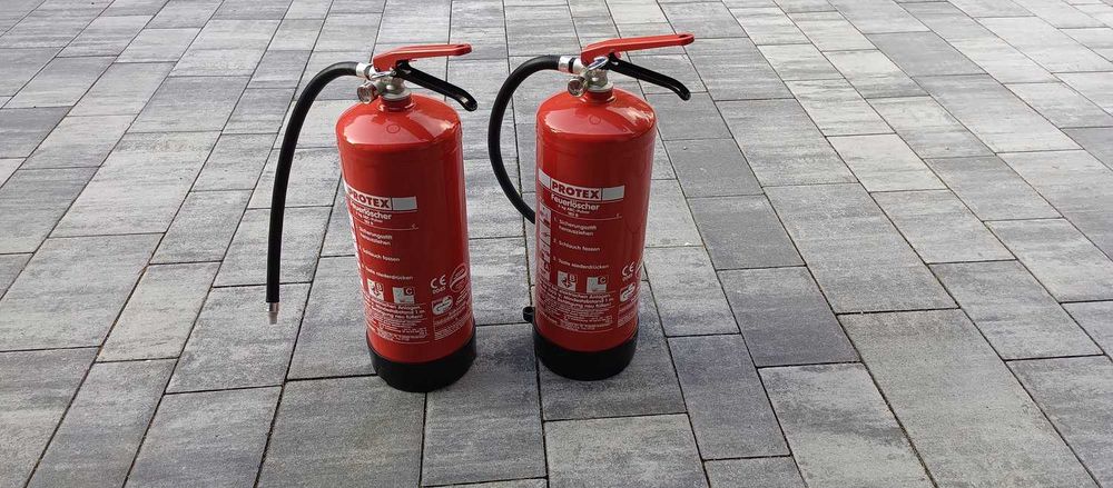 2 Gaśnice proszkowe Gloria PDE 6 Protex ABC, nowe