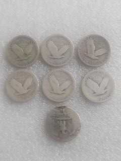 Ćwierćdolarówka Stojąca Wolność 1929 srebro