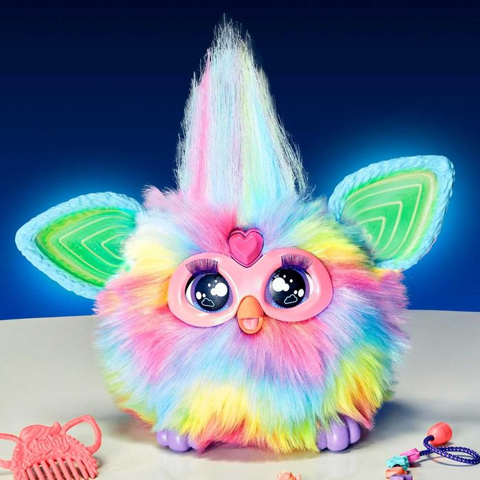 Оригінал Furby Tie Dye, Фербі Тай-Дай Райдужний Interactive Plush Toys