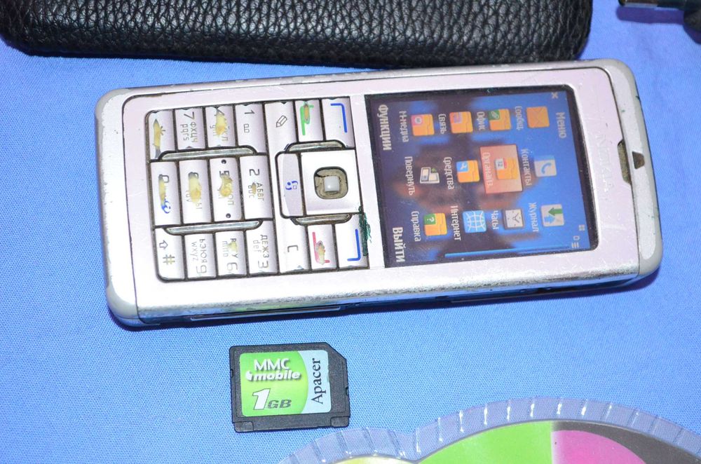Рабочий Nokia E60-1 телефон кнопочный смартфон Symbian комплект