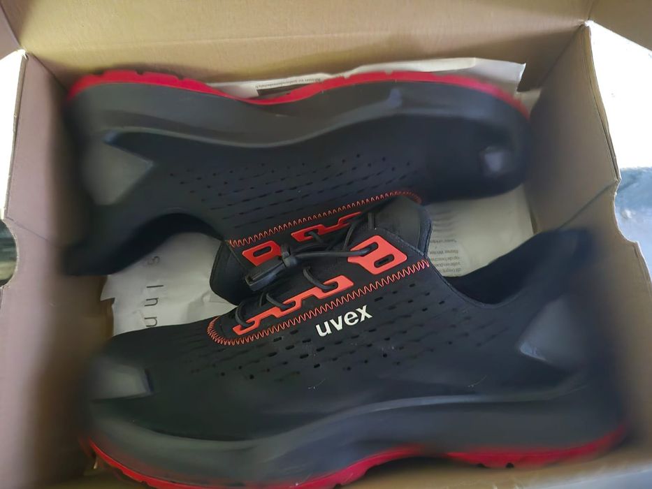 Botas de Segurança Uvex 1 x-craft – Novas, Tamanho 42