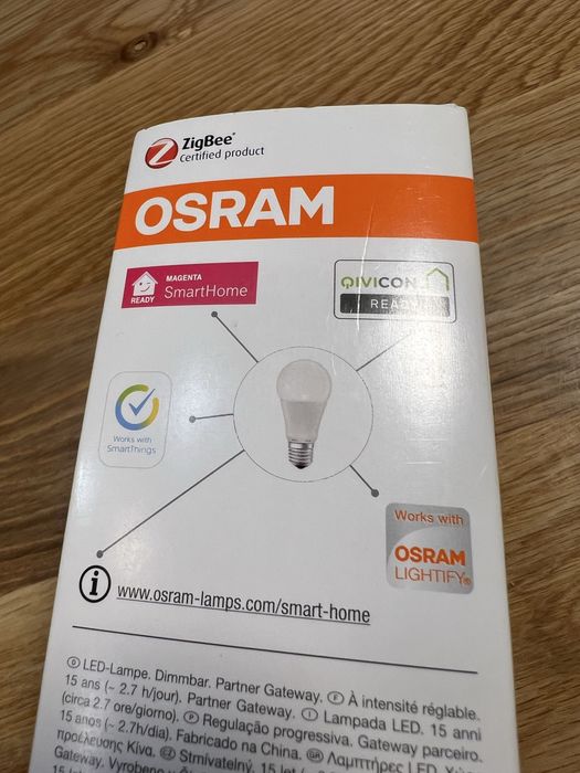 Żarówka osram led 8,5 wat 810 lm ciepla biel
