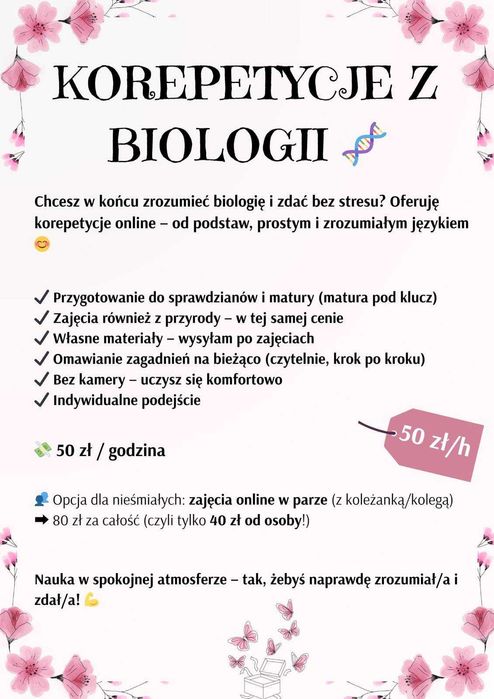 Korepetycje z biologii