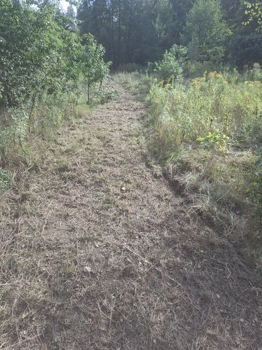 Koszenie traw łąk kosiarką  bijakową/rotacyjną