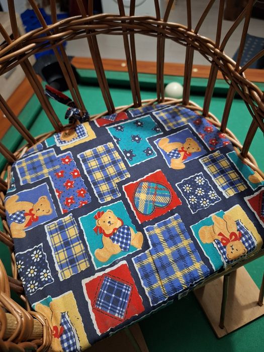 Fotelik wiklinowy na rower