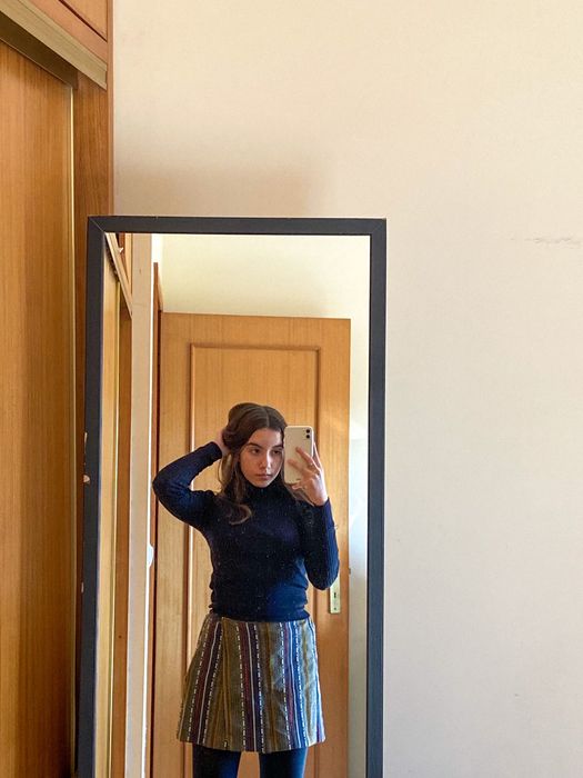 Saia com padrão. Motivo zara