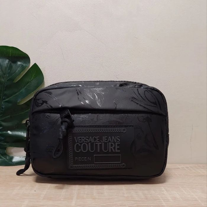 Сумка бананка поясная мужская чоловіча Versace Jeans Couture оригинал