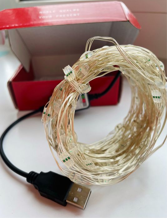Світлодіодна підсвітка,гірлянда Bluetooth,USB гірлянда 10м
