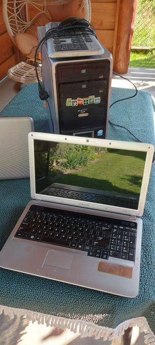 Laptopy x2 i stacjonarny komputer