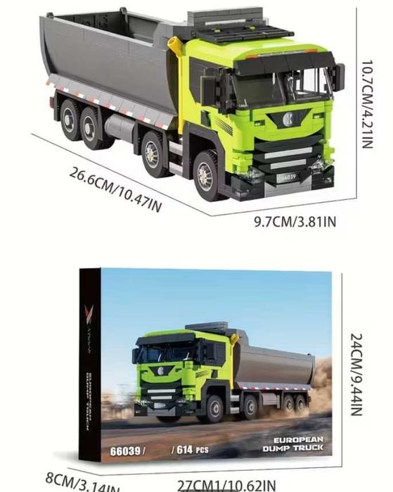 конструктор на базі Лего вантажівка самосвал.