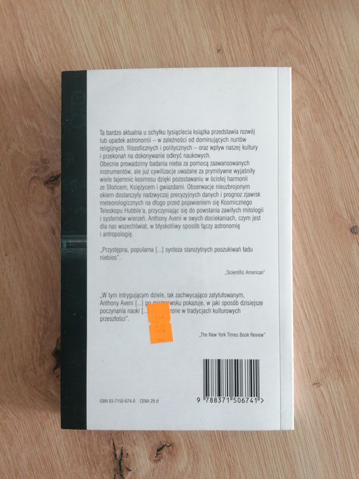 książka Rozmowy z planetami Anthony Aveni